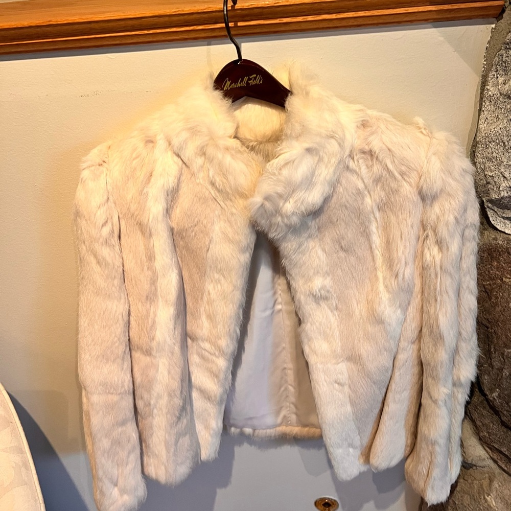 Faux Fur Winter Coat - Size Small